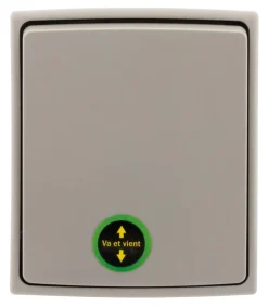 Outlet ZENITECH Va-et-vient IP55 bicolore orok