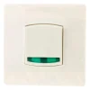 Hot ZENITECH Va-et-vient à voyant 10A diwone blanc