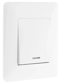 Clearance ZENITECH Va-et-vient à voyant artezo blanc