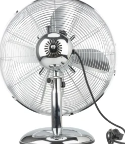 New VOLTMAN Ventilateur de table Boras chromé Ø40cm 50W