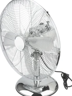 New VOLTMAN Ventilateur de table Boras chromé Ø40cm 50W