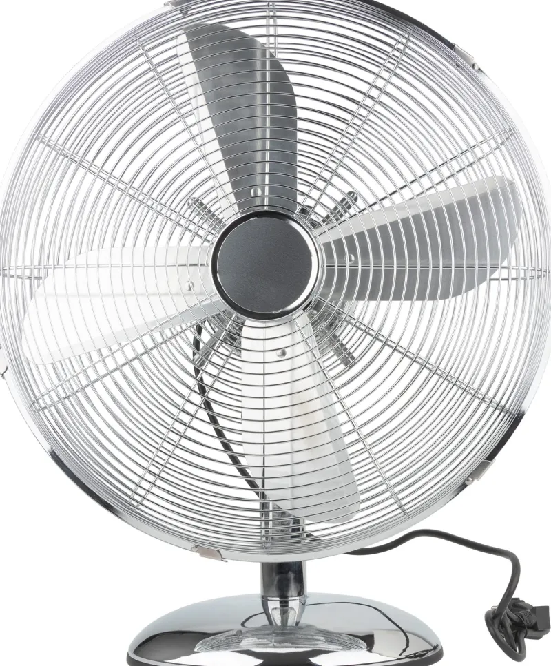 New VOLTMAN Ventilateur de table Boras chromé Ø40cm 50W