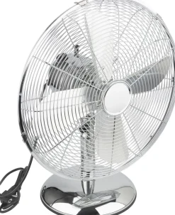 New VOLTMAN Ventilateur de table Boras chromé Ø40cm 50W