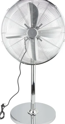 New VOLTMAN Ventilateur sur pied Boreas chromé Ø45cm 60W