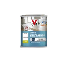 Discount V33 Vernis bois intérieur cuisine/bains incolore Satin 250 ml
