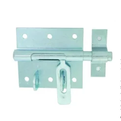 Outlet AFBAT Verrou de box porte-cadenas avec gâche Ø10mm Zingué