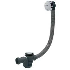 Sale WIRQUIN Vidage de baignoire à câble siphon Cobra trop plein ABS