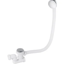 Outlet WIRQUIN Vidage de baignoire Quick Clac chromé siphon orientable 70cm