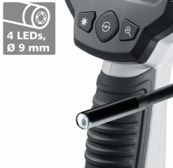 Outlet LASERLINER Vidéoscope avec tête de caméra étanche à l'eau