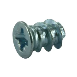 Vis Euro tête fraisée Pozidrive Ø6,3x9mm acier zingué (x12)