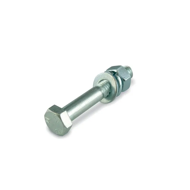 SUKI Vis métal TH Acier zingué 8.8 Écrou rond M Ø10xL140mm