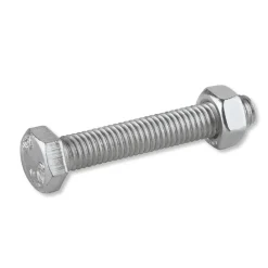 Best SUKI Vis métal Tête Hexagonale 8.8 Acier zingué M Ø8xL30mm - 1KG