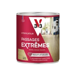 New V33 Vitrificateur gel escaliers incolore satin 0.75L